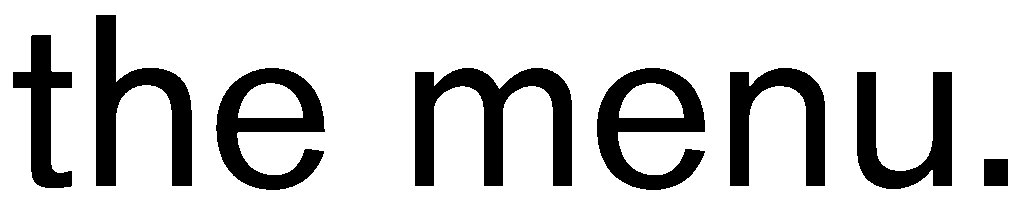 the menu